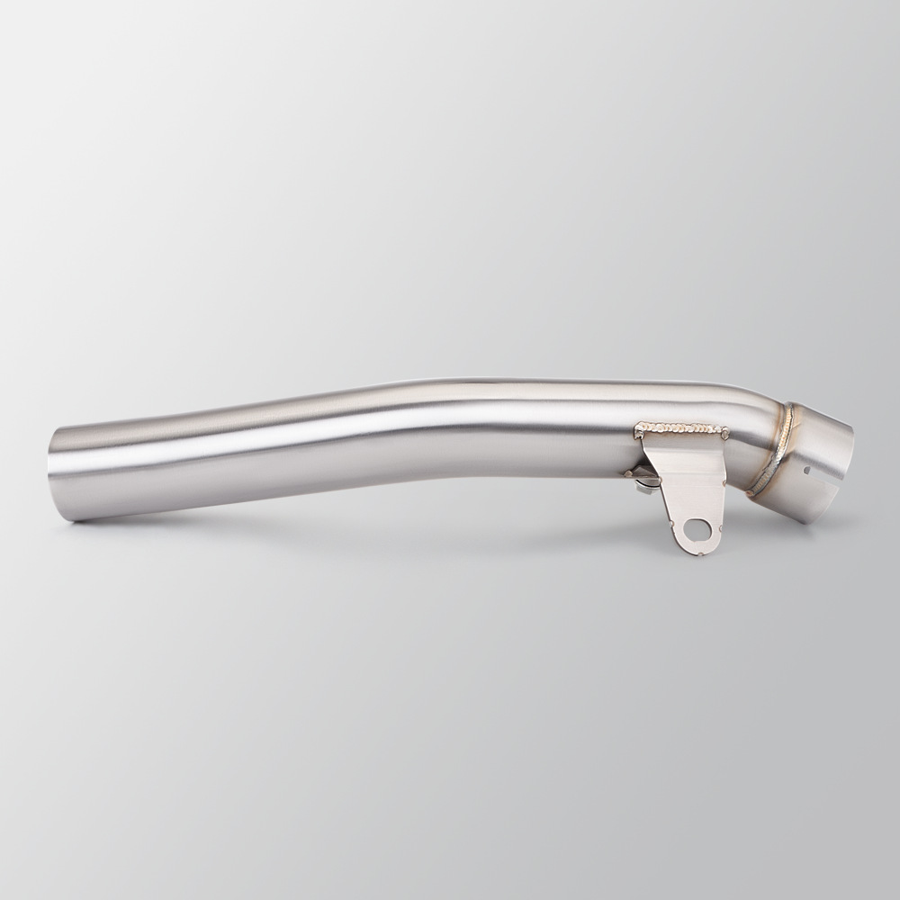 Motorcycle modified ZX10R drum removal middle exhaust pipe connected to the original factory tail section non-destructive installation 2011-2015