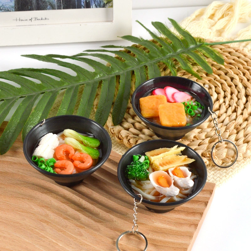 Реалистичный японский зимний pendent PVC, игрушка для еды, маленькая пиала для супа