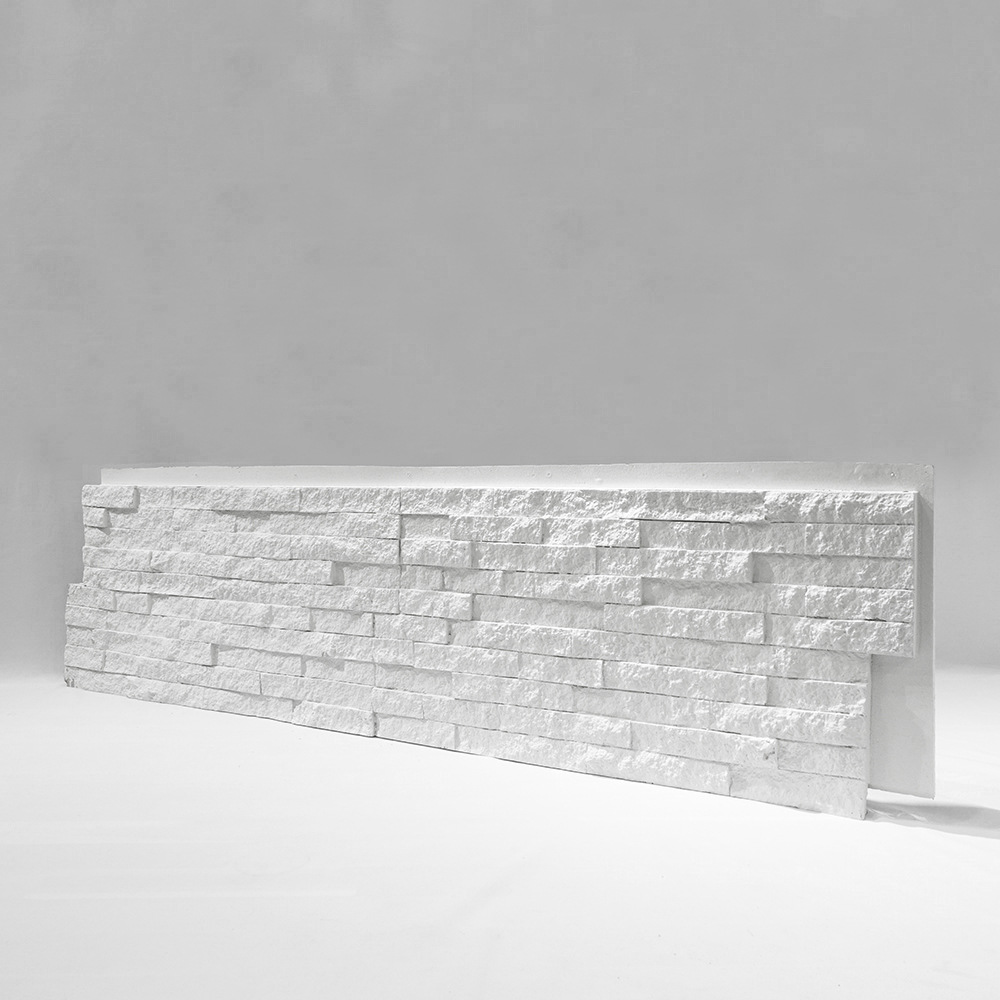 PU piedra de agua pequeña roca ladrillo cultural ligero hotel tablero de fondo pared pared pared exterior piedra larga patio muro cortina de agua piedra