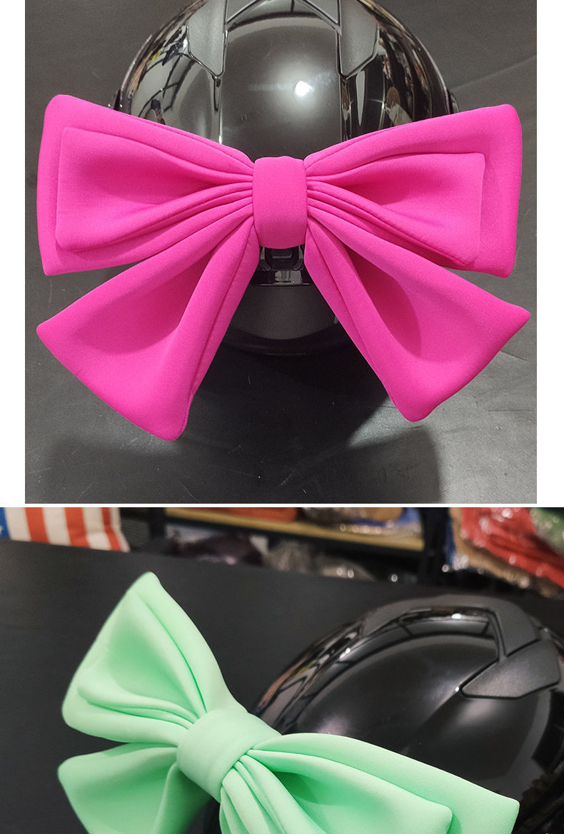 Helmet Decoration Bow Motorcycle Full Helmet Decoration