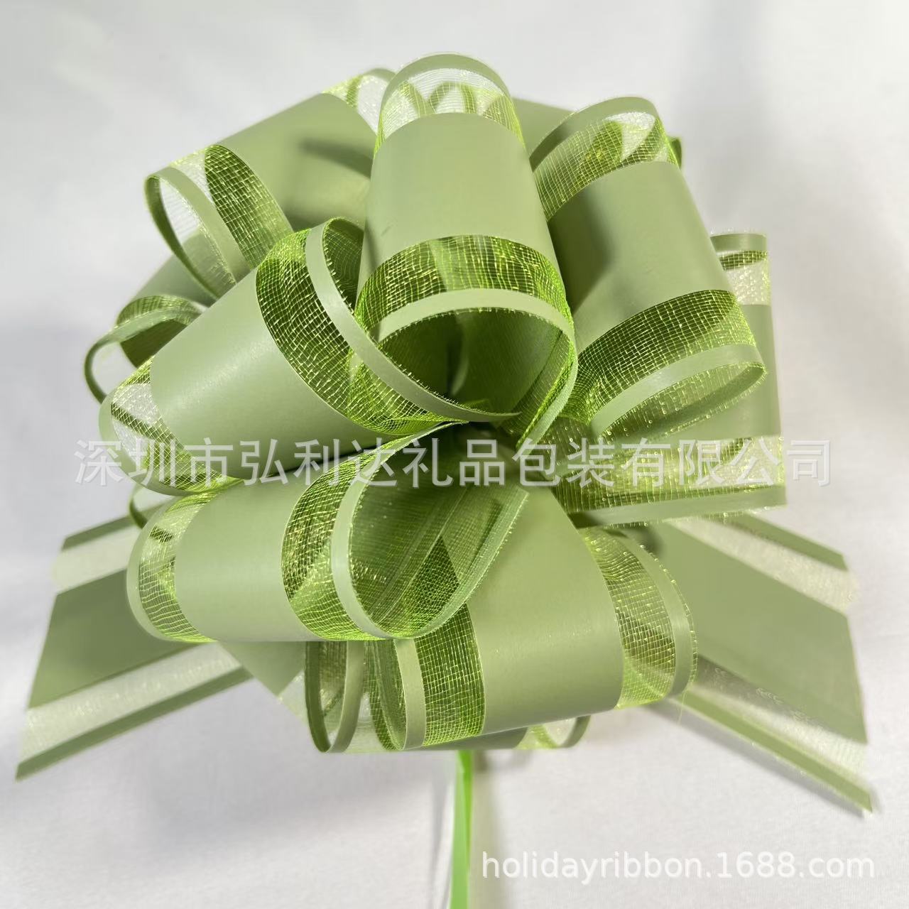 Transfronterizo Amazon 50 # Suya flores de Navidad decoraciones de flores de cinta de dibujo de flores en forma de bola mano en stock