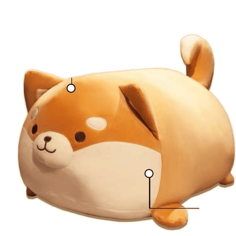 かわいい柴犬ぬいぐるみ人形人形人形抱き枕ベッド|undefined