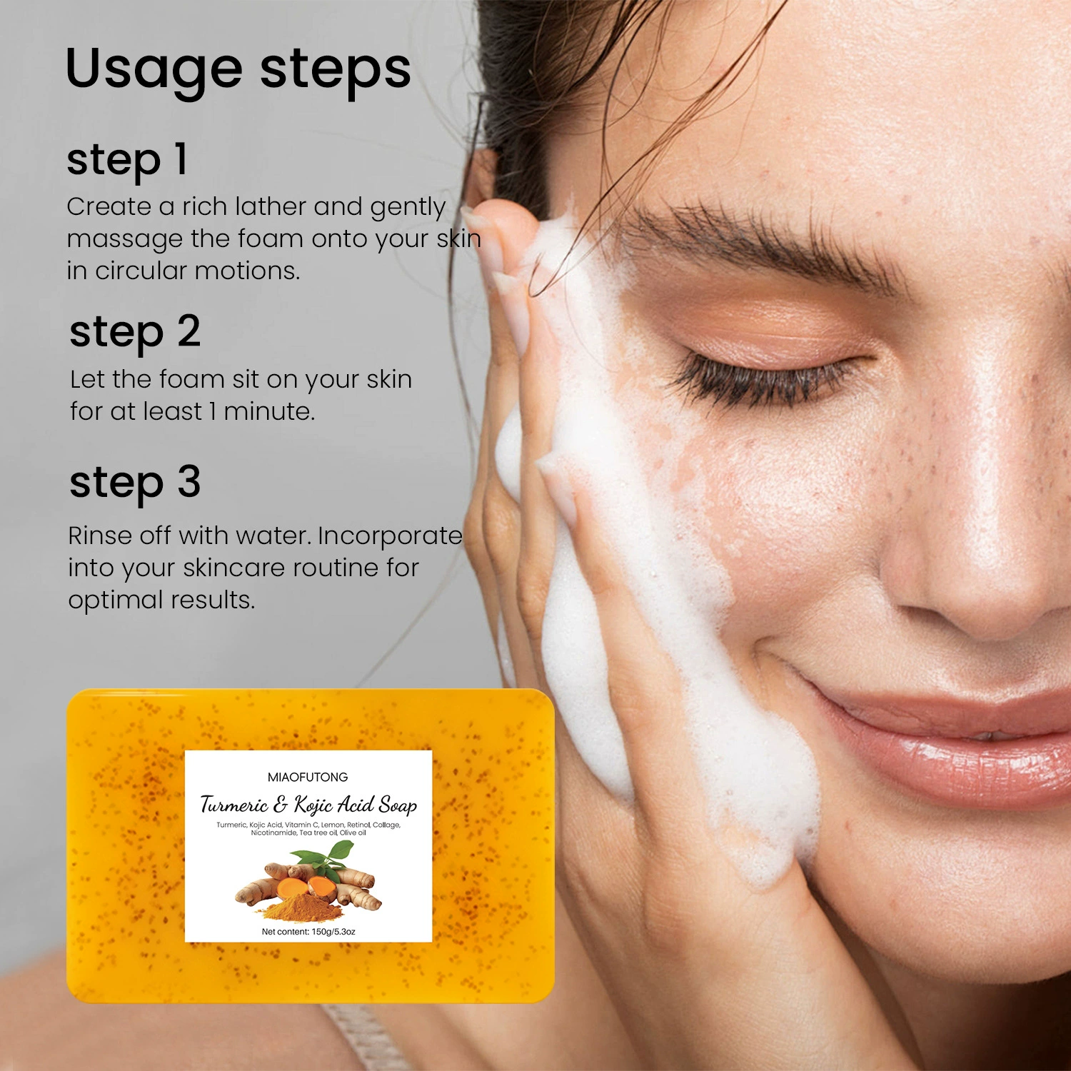 Трансграничная внешняя торговля мыло куркума мыло turmeric soap койевая кислота мыло лимонная куркума мыло очищающее мыло ручной работы