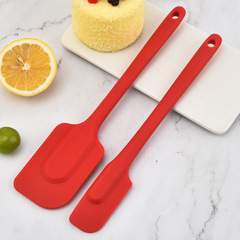 Round Handle Silicone Scraper, Thick High-Temperature Resistant Baking Cream Scraper, Cake Spatula, Knife, Mixing Tool Set