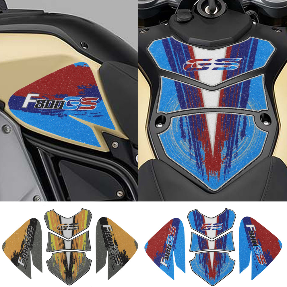 Aplicable a BMW F800GS ADV 13-17 años de pasta de protección del tanque de combustible modificado para motocicleta impermeable aplicación esmerilada