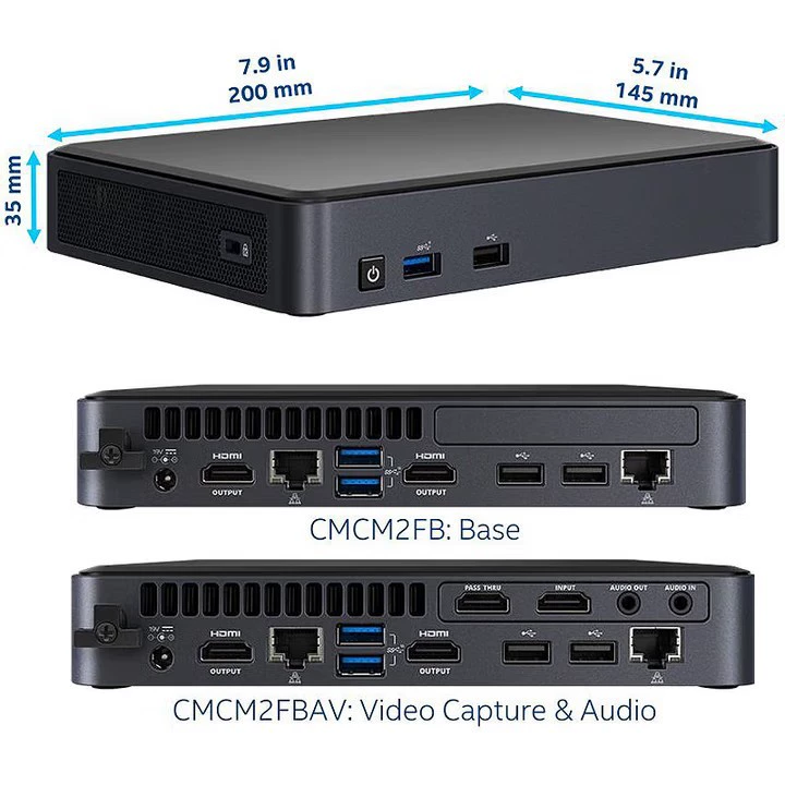 NUC модуль микро мини компьютер для трансляций/Element-BKCMCM2FBAV