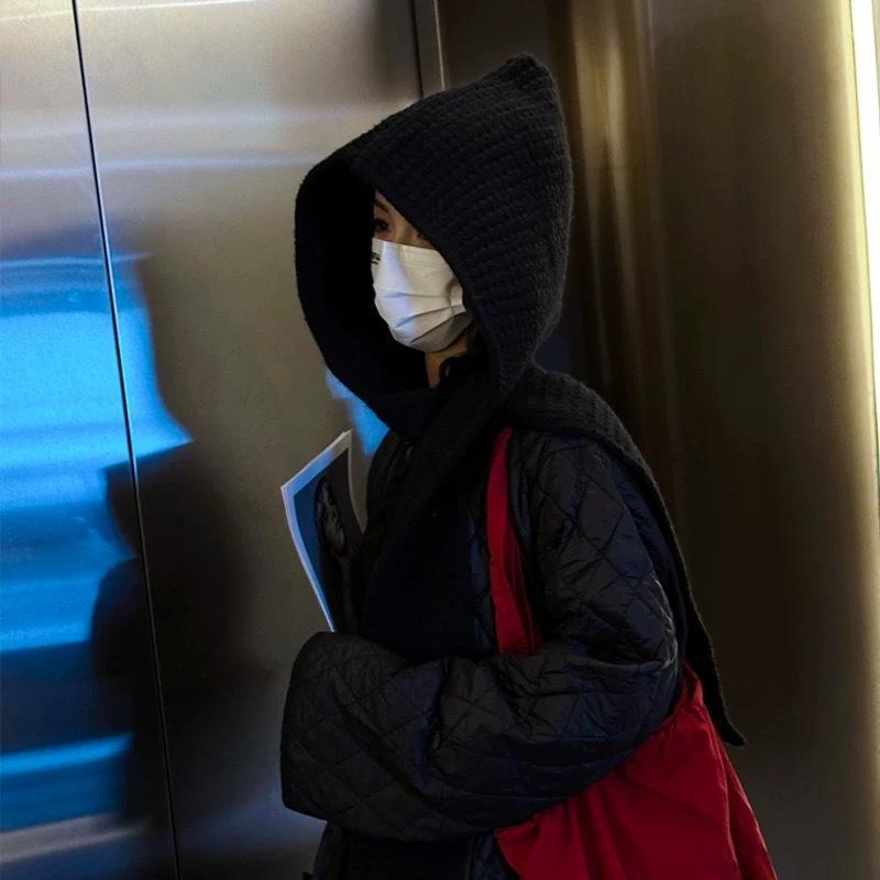 冬季护耳朵毛线帽男女款保暖针织帽冷帽户外骑行防风防寒包头帽子|undefined