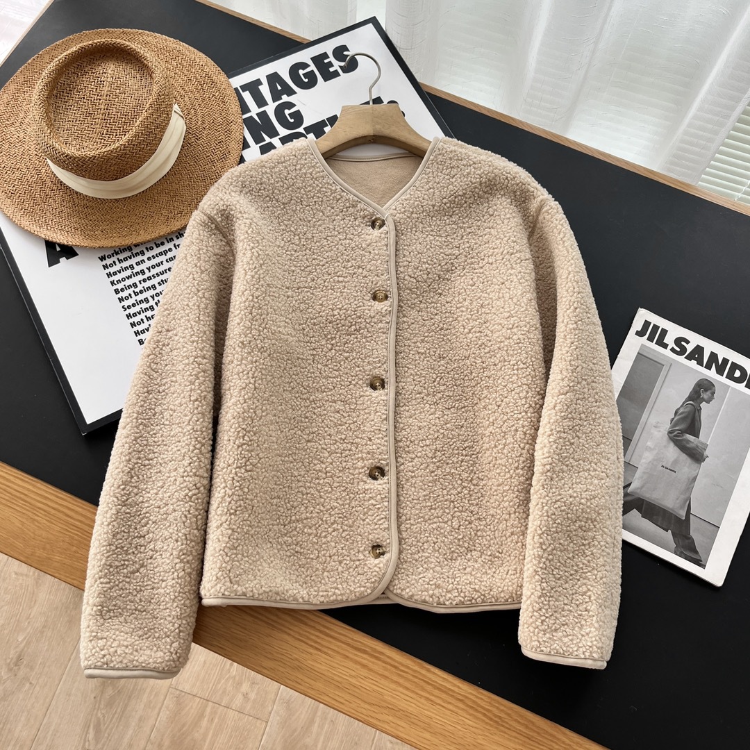 Women's Sports Solid Color Single Breasted Coat Fleece Jacket display picture 4