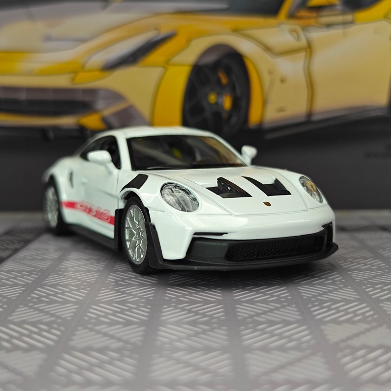 Ma Keyao CH554071 Simulación 911 GT3 RS Aleación Modelo de coche Take up Toy Car Boy Racing