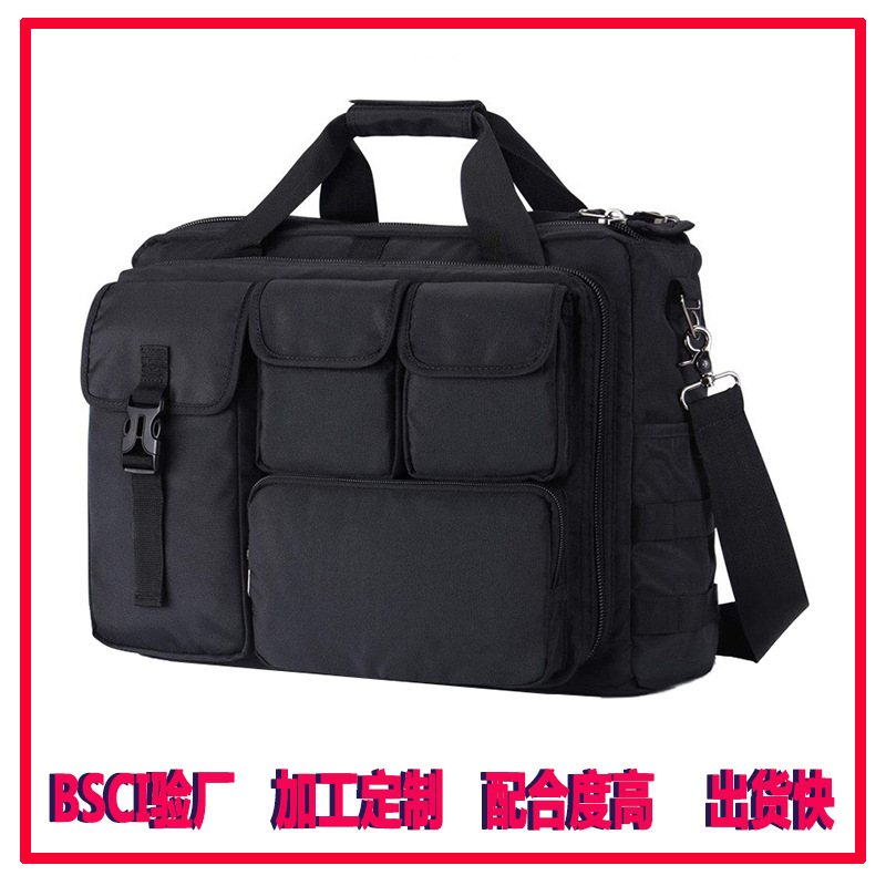 Guangzhou Factory Wholesale Foldable Oxford Laptop Bag, Portable Large-Capacity Business Laptop Bag for Outdoor Use