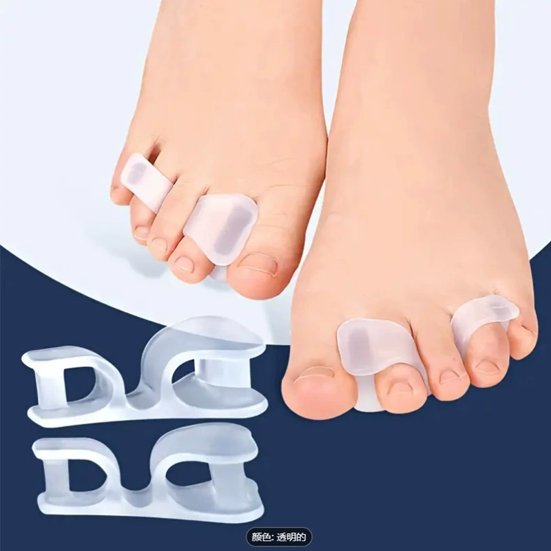 В наличии: новый разделитель для большого пальца стопы при вальгусной деформации, прозрачный, из SEBS, носимый, для взрослых, универсальный размер, гелевый разделитель для пальцев