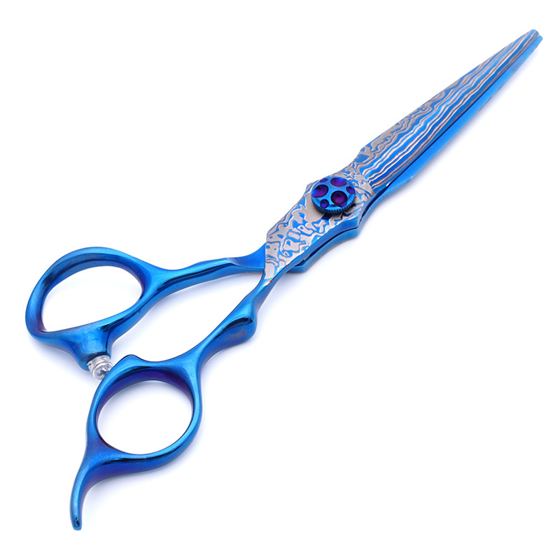 Tijeras de peluquería profesionales de acero inoxidable, tijeras de dientes para adelgazar y tijeras planas para flequillo, venta directa de fábrica al por mayor