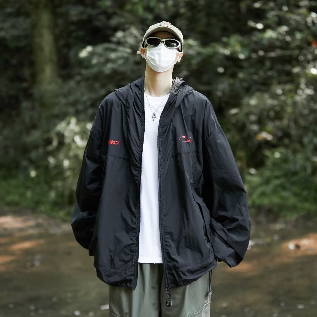 山系机能防紫外线冲锋衣男夏轻薄款户外速干防晒皮肤衣服夹克外套