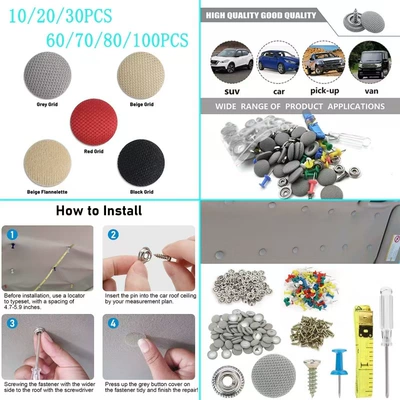 Digər kuzov və aksesuarlar – Clips, No Need to Remove the