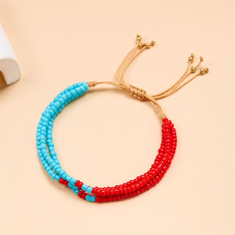 Style Ethnique Bohémien Géométrique Perle De Rocaille Corde Perlé Tricot Unisexe Bracelets display picture 7