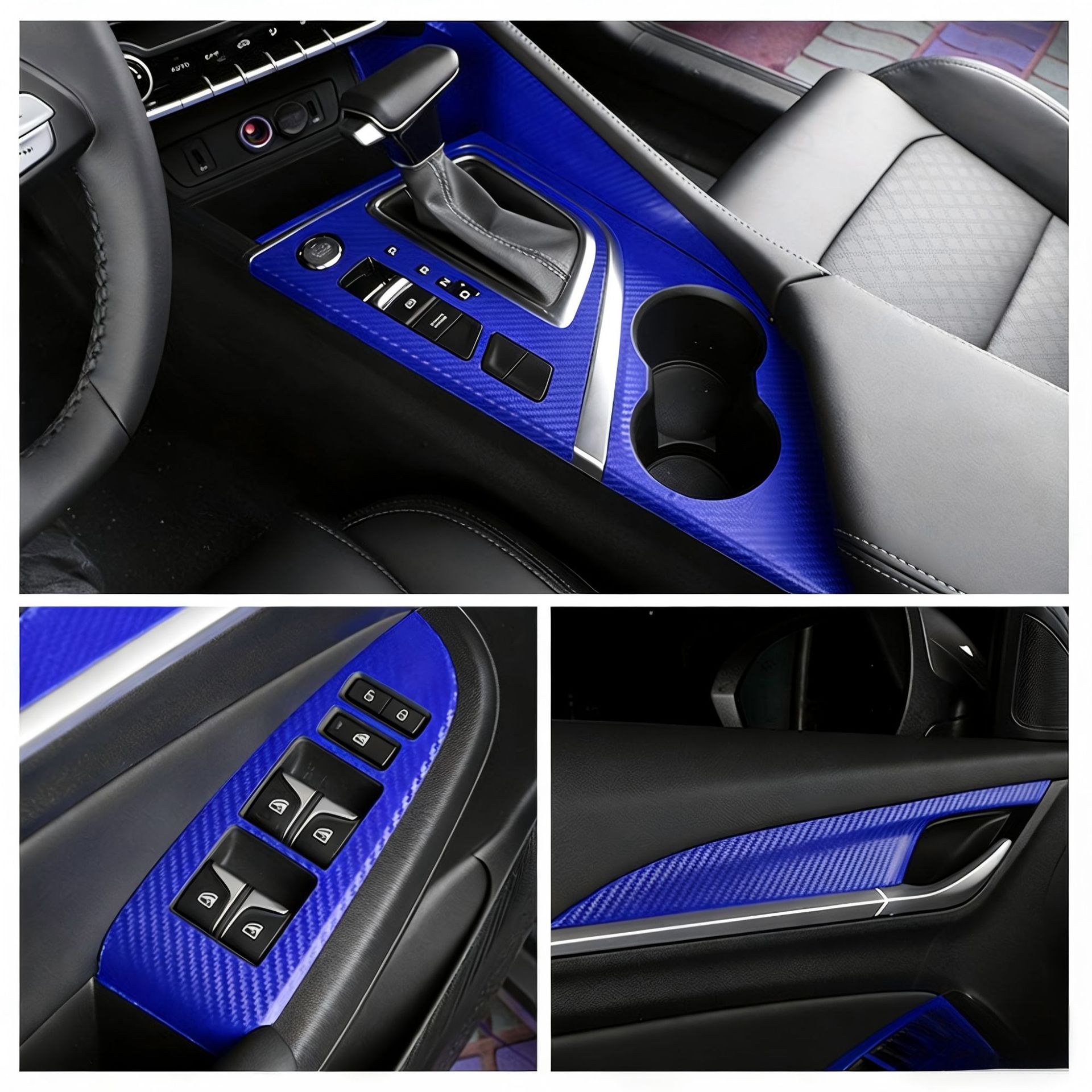 Pvc Car Decoration Stickers to Cover Scratches, Carbon Fiber Stickers for Car Body, 3D Stickers, Car Stickers, Pet Color-Changing Film
