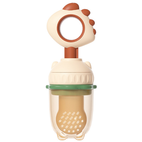 Baby bite fruit food supplement instrument food fruit and vegetable bite bag baby teether molar stick food supplement tool artifact