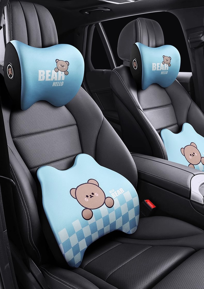 Car Headrest, Car Neck Pillow, Car Cushion, Neck Pillow, Car Seat Pillow, Driving Waist Cushion, Wholesale