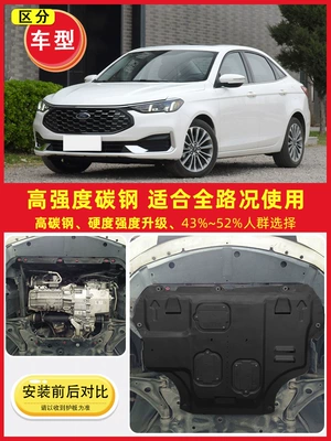 Chassis Guard Armor Original – Underbody protection plate/engine baffle - default-item-exclusively-for-15-21-models-of-escort-high-strength-carbon-steel-3d-full-surround