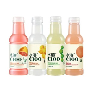 Nongfu Spring Water Soluble C100 Compound Juice 445ml Lemon Grapefruit Flavor Green Orange Flavor Juice Vitamin C Drink