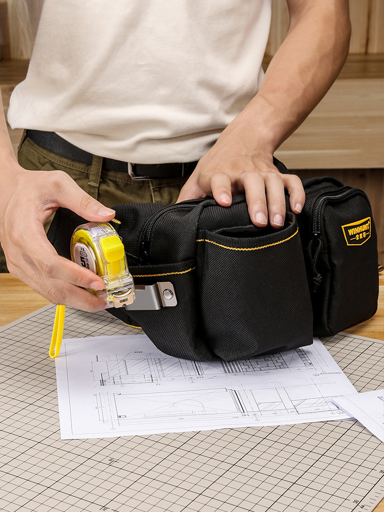 Bolsa de herramientas de cinturón eléctrico multifuncional portátil de herramientas de escalera de cinturón fuerte bolsa de almacenamiento durable