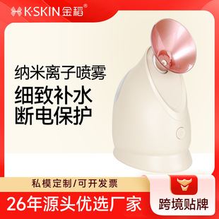 Customized Gold Rice Facial Steamer, Hot Spray Hydrating Facial Steamer, Spray Hydrating Device, Humidifier, Moisturizing Device, Aromatherapy Steamer