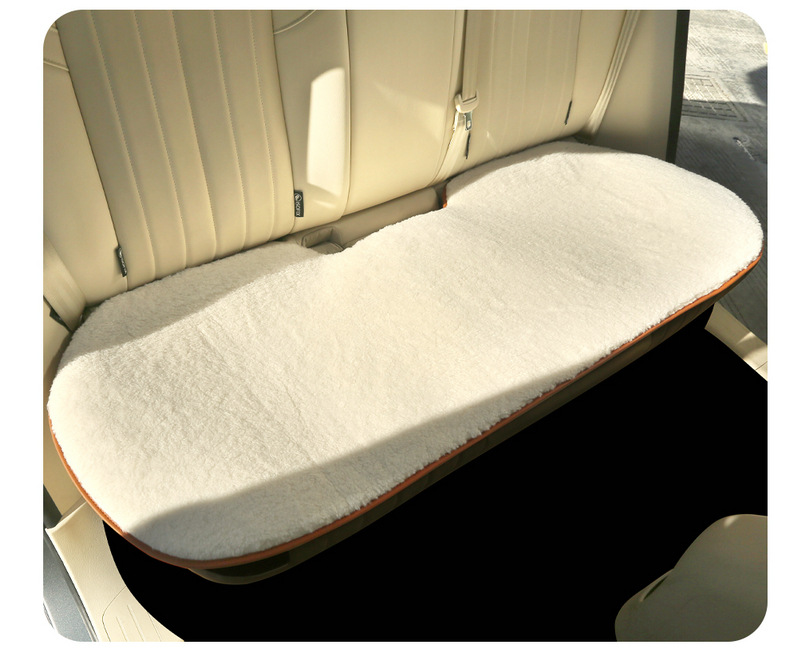 Car Seat Cushion Winter Cashmere High-End Car Warm Plush Full Car Seat Cover Front and Rear Car Seat Cushion