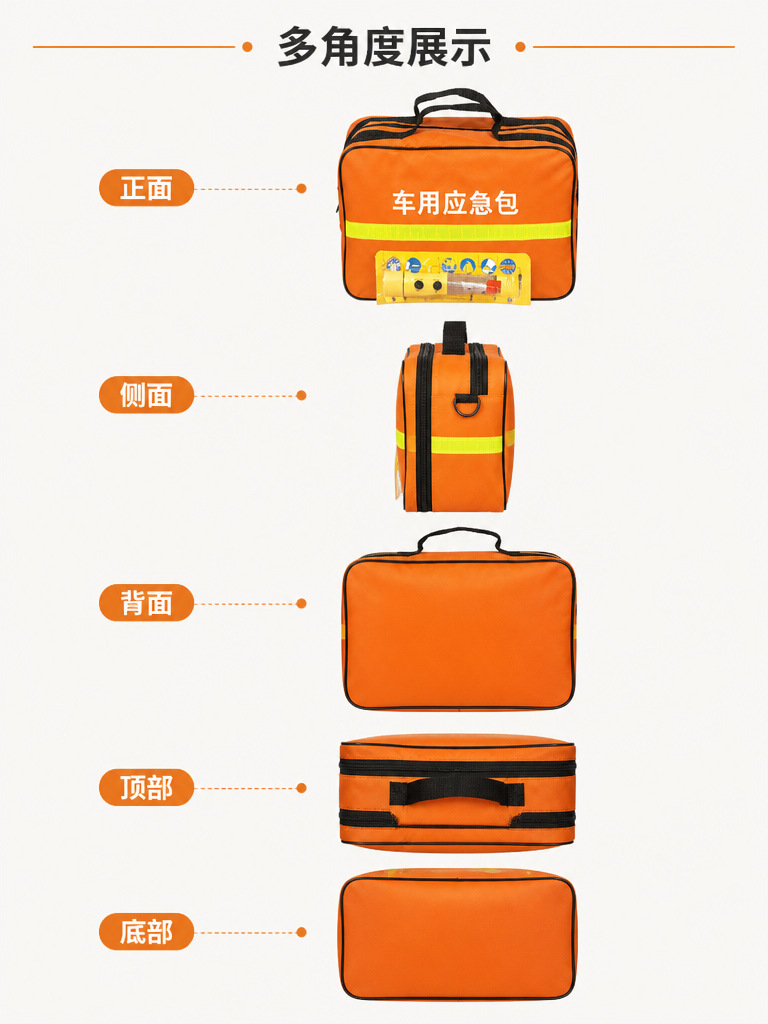 Car Fire Extinguisher Emergency Kit, Small Portable Rescue Medical Kit, Car First Aid Kit Emergency Equipment