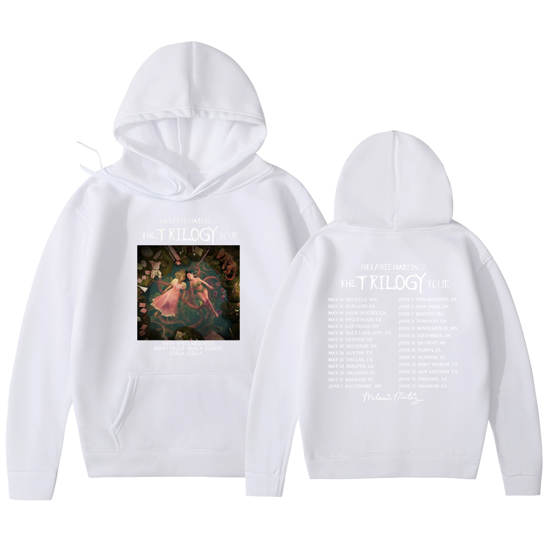 Худи‑пуловер (Foreign Trade) Melanie Martinez «The Trilogy Tour» с принтом, унисекс, размеры S–3XL