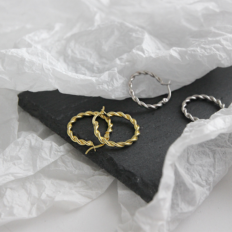 simple twist earrings fashion personality earrings ear bucklepicture12