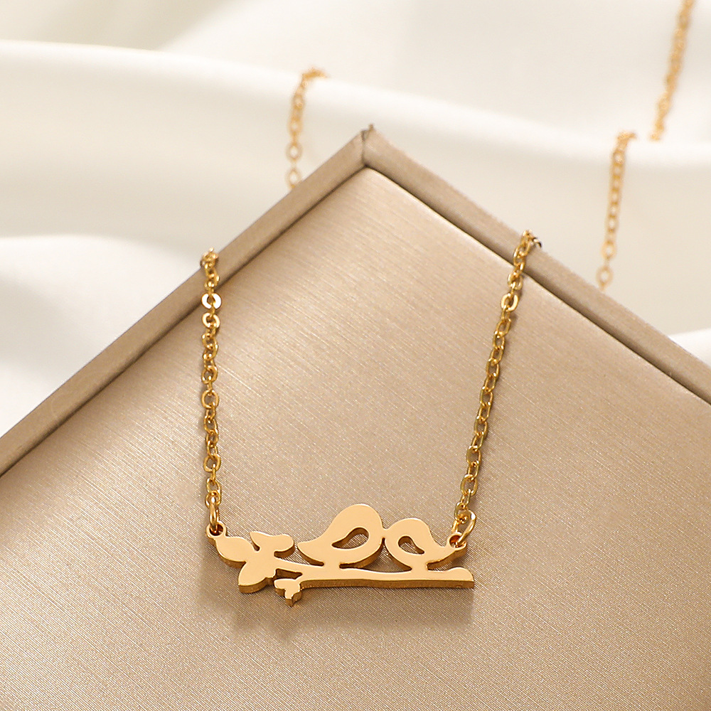 Fashion Bird Stainless Steel Necklace Stainless Steel Necklaces