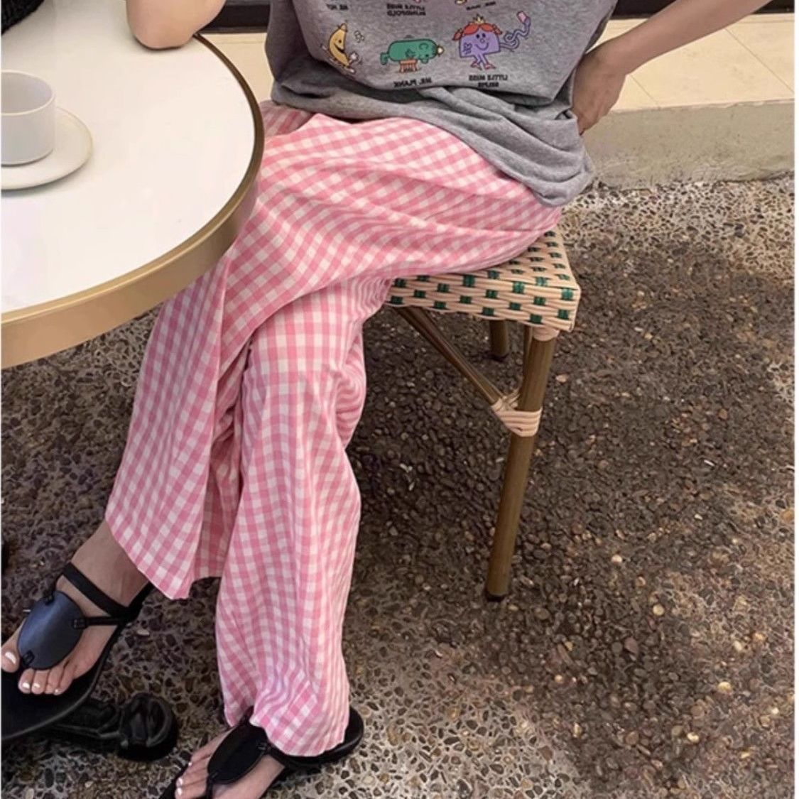 【피부 친화적인 바지】#CK52