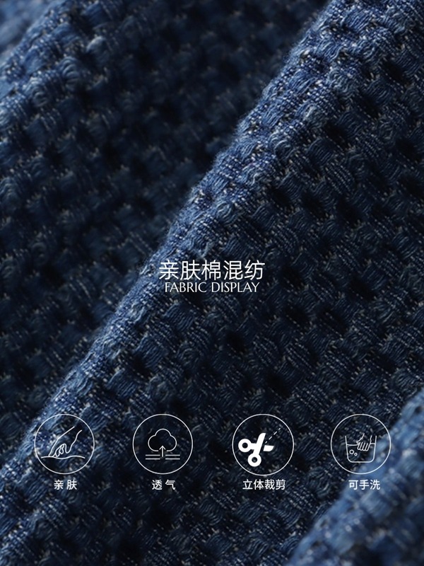 司南 早秋新款 老钱风小众肌理感廓形小香风牛仔夹克外套 SN7813|undefined