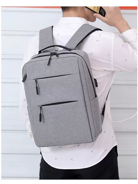 Cross-border best-selling backpack, men's business casual backpack, large-capacity laptop bag, custom logo available