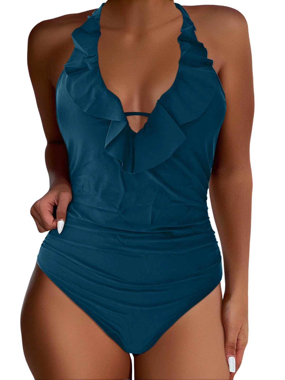 (Границы торговли) купальный костюм для плавания, городской стиль, Backless, V-образный вырез, европейский стиль