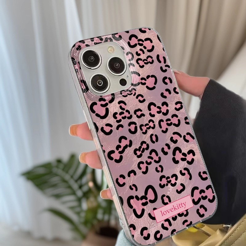 渐变豹纹适用iphone17手机壳苹果16promax潮流15pro跨境14/13少女