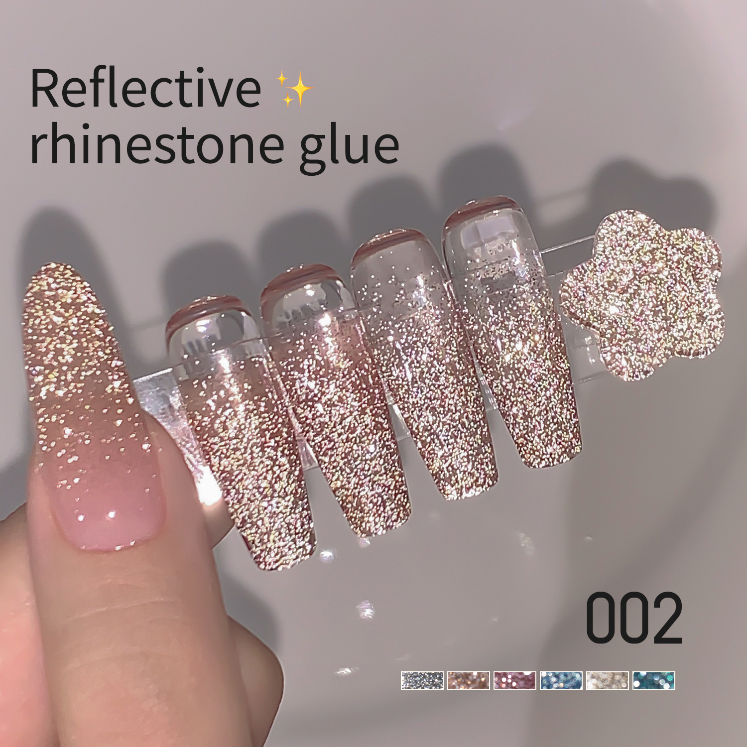 Esmalte de Uñas Gel Reflectante Secado Rápido, Brillante para Salón de Belleza y Manicura image 9