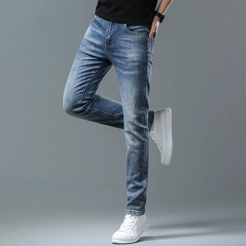 Trousers, denim elastic jeans