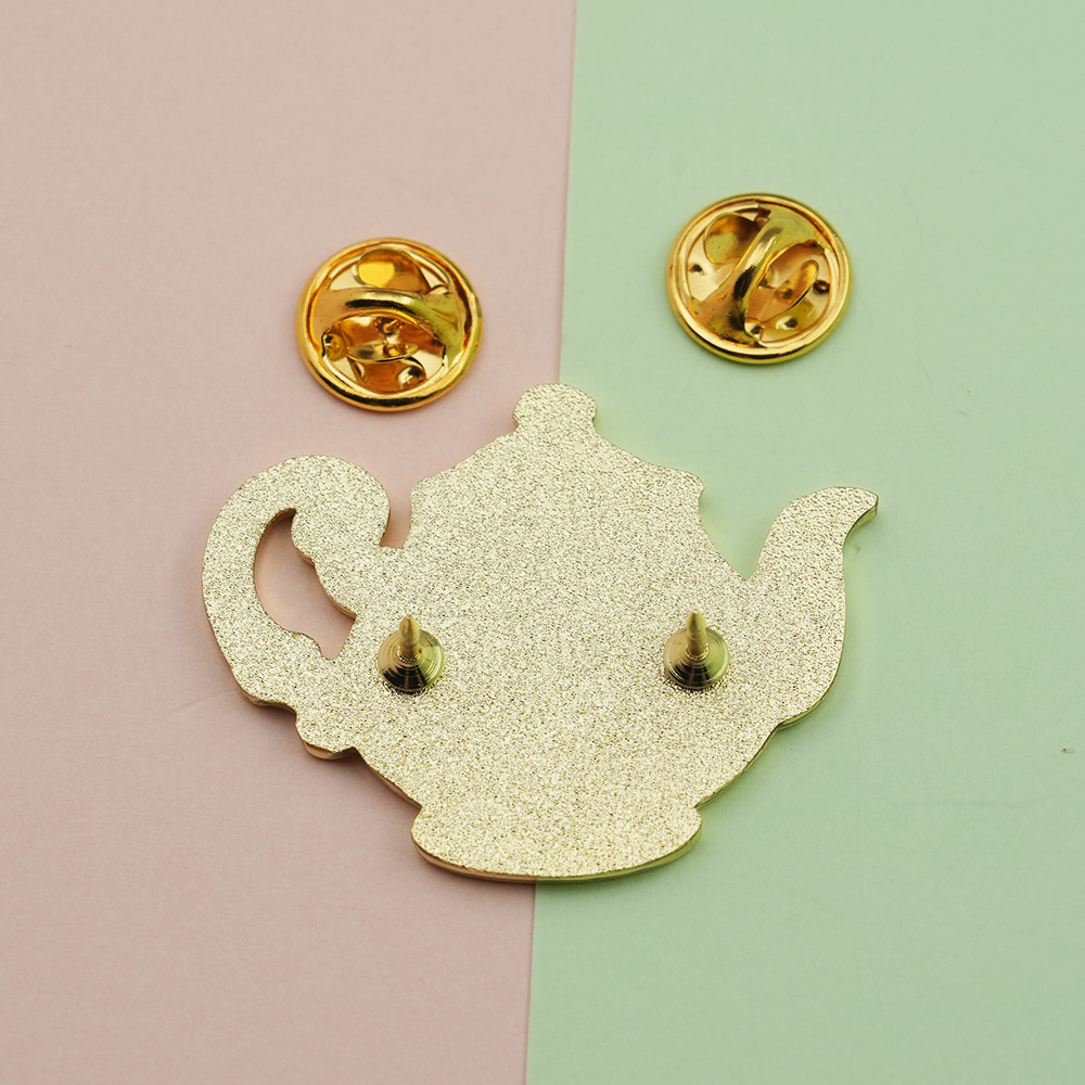Ghost Teapot Brooch Enamel Pin Magic Tea Series Pin Backpack Clothing Accessories Unique Gift Decoration