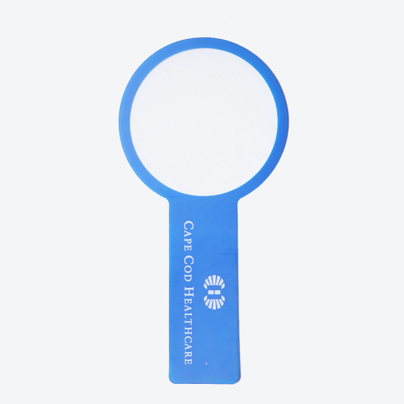 厂家直供 PVC卡片放大镜 可印刷logo3倍放大140*70mm大圆柄放大镜