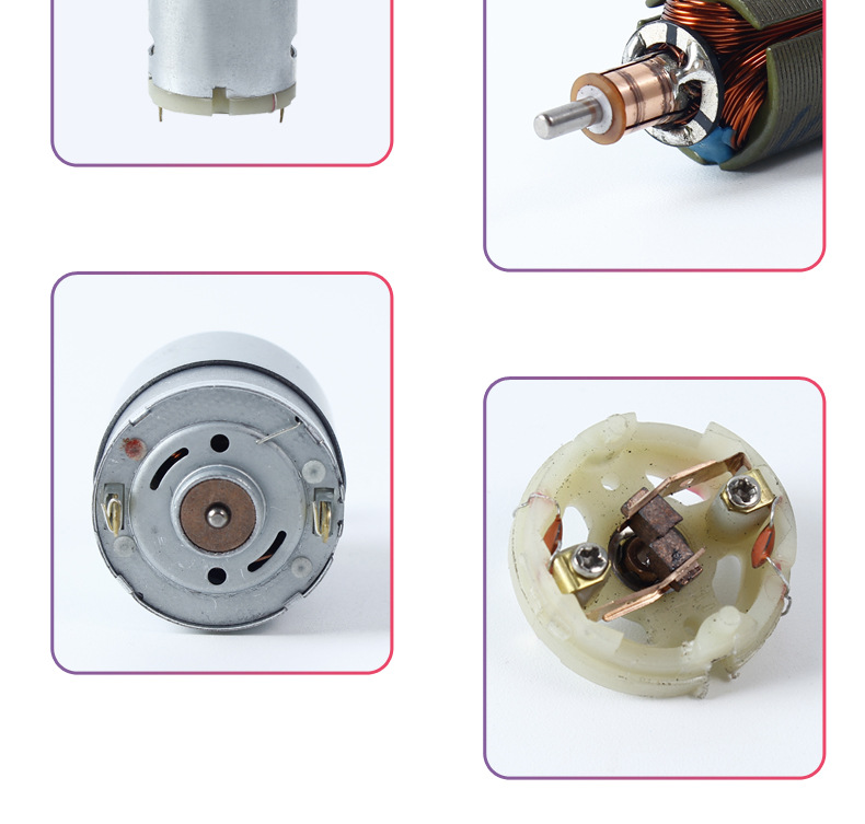 380 motor 385 mikro motor elektrikli sarımsak ezici elektrikli süpürge titreşim motoru masaj fırçalanmış DC motor