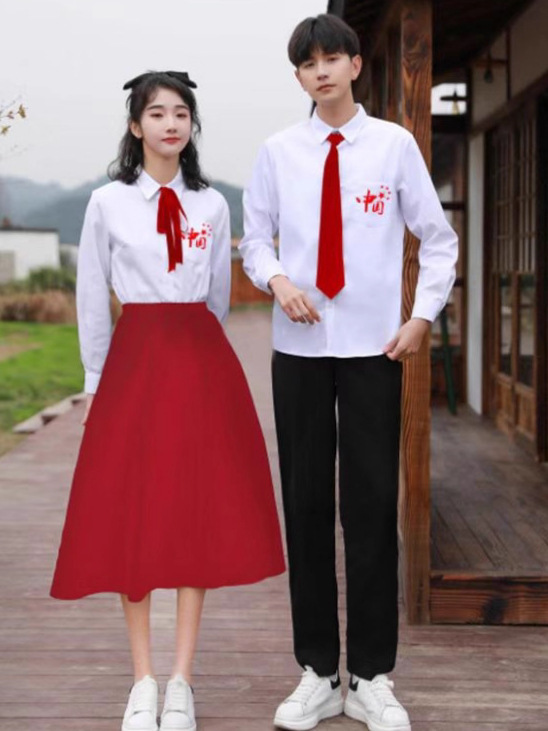 中学生班服运动会开幕式演出服初中生合唱诗歌朗诵比赛毕业照服装|undefined