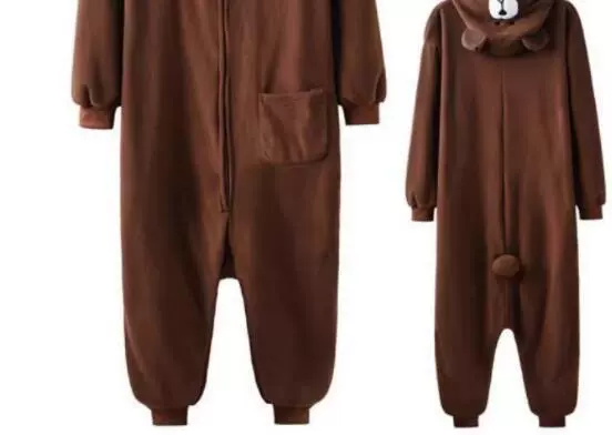 [Японская оригинальная версия Rilakkuma Kigurumi взрослый комбинезон пижама Мишка-падер]