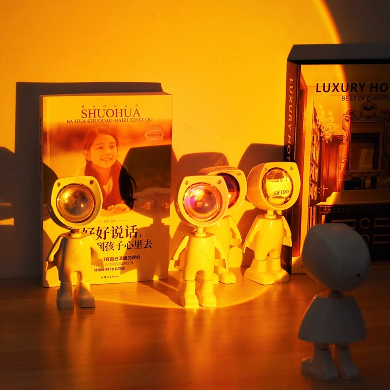 Astronaut, lights for bedroom, fill light with projector