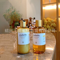金カレーシャンプーボトル250ml透明蓋瓶純露爽やかな水入浴剤分注瓶スポット350ml