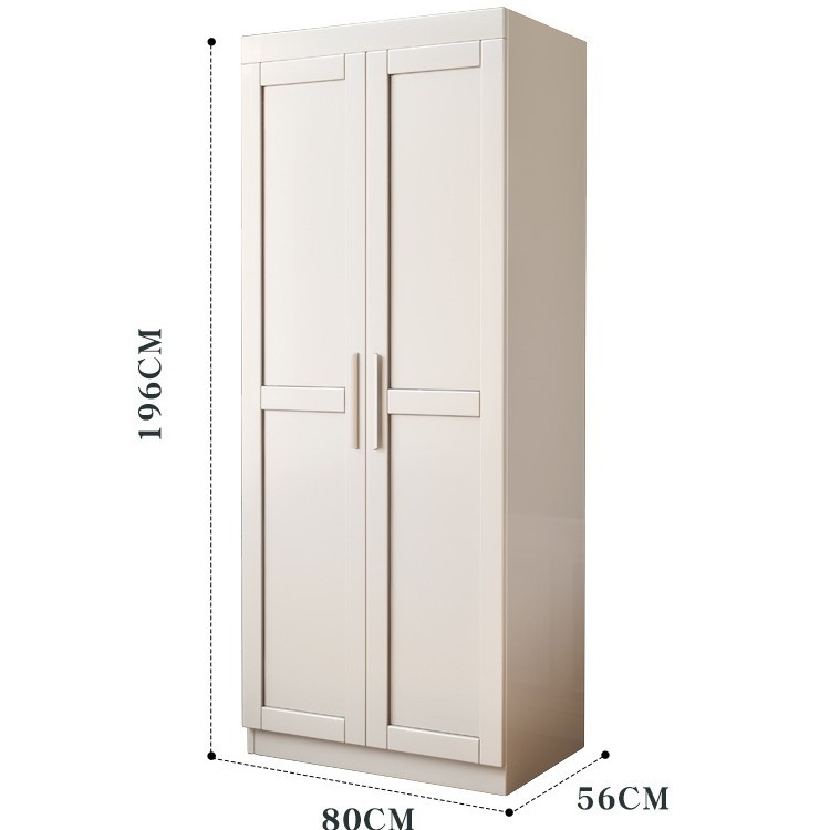 Armario de madera maciza nórdica pequeño apartamento armario de piso de dormitorio moderno minimalista multi-puerta gabinete de madera maciza image 8