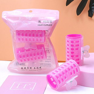 Self-adhesive Air Bangs Roll Fixed Lazy Plastic Curling Cylinder Curling Hair Artifact Sleeping Stereotype Inner Buckle Fluffy Hairpin