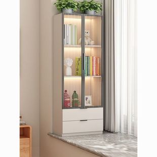 Bay Window Cabinet Storage Cabinet Balcony Storage Cabinet Low Cabinet Window Sill Cabinet Bedroom Bookcase Home Floor-Standing Storage Cabinet