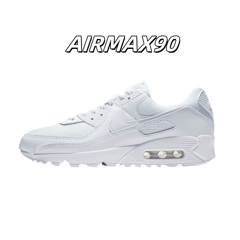 Putian Classic Casual Couple Shoes New Air Max 90 Men's and Women's Trendy Air Cushion Cushioning Sports Running Shoes