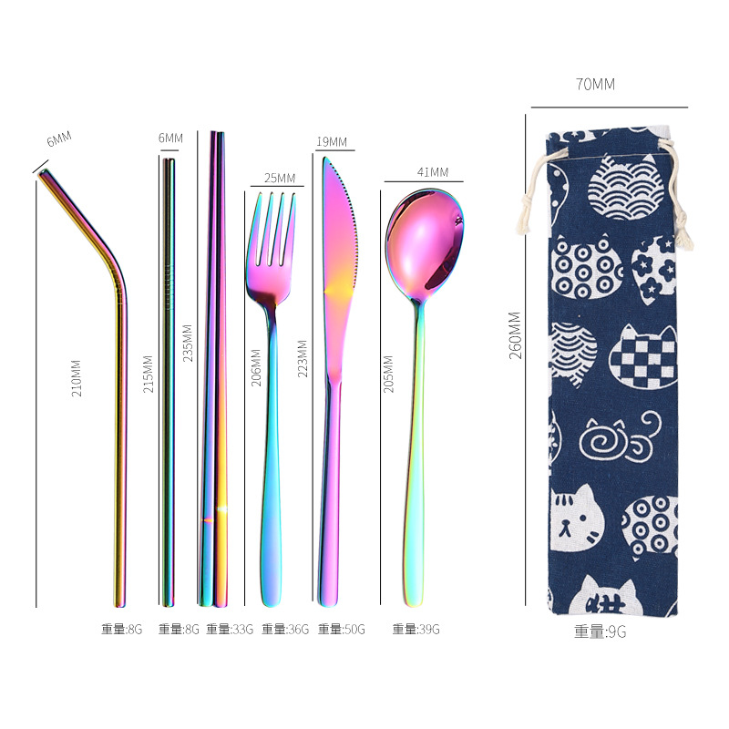 컬러 세트 + 꽃 블루 가방